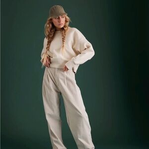 AE77 Premium Pleated Corduroy Pant